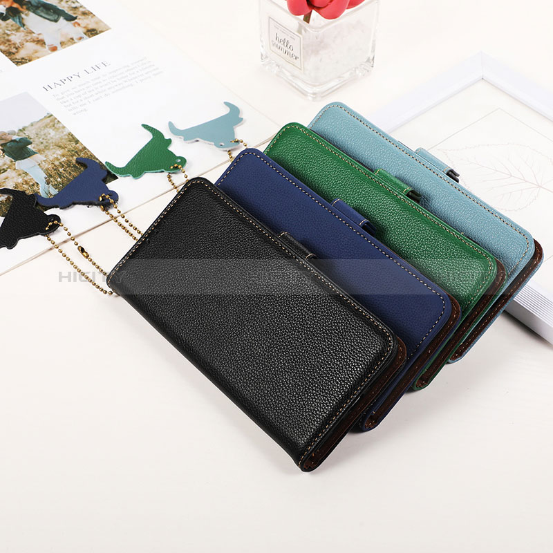 Funda de Cuero Cartera con Soporte Carcasa A01D para Nokia C12 Plus