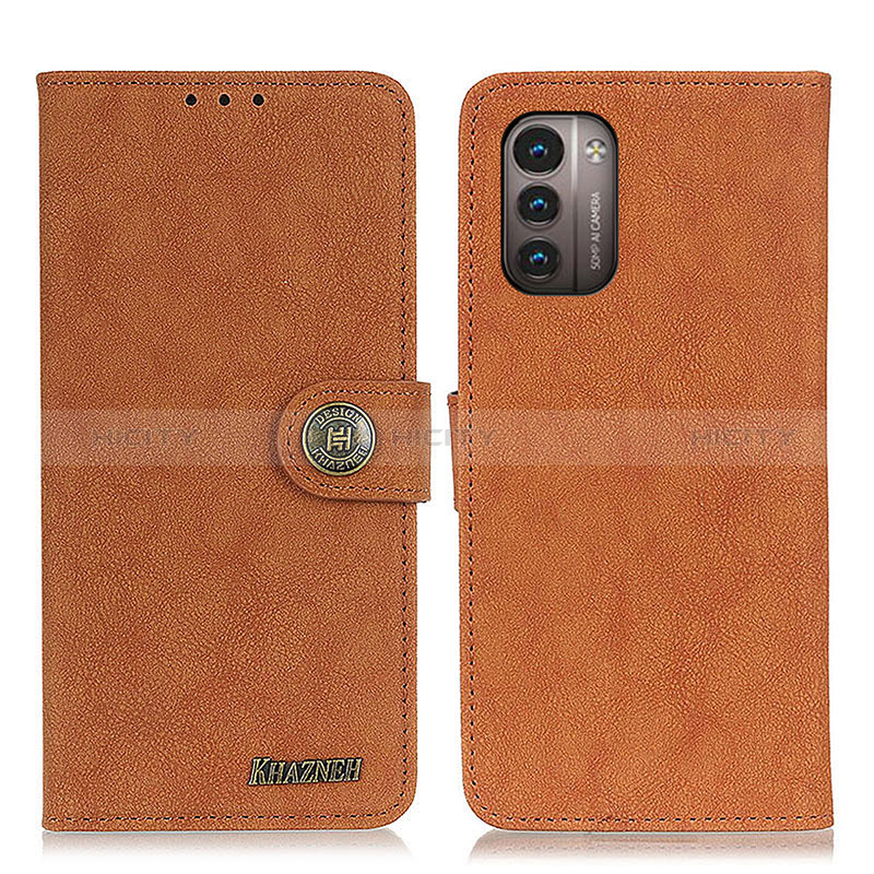 Funda de Cuero Cartera con Soporte Carcasa A01D para Nokia G11 Marron