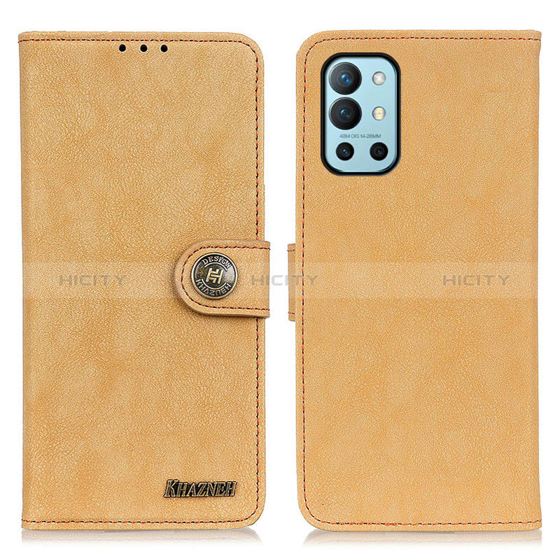 Funda de Cuero Cartera con Soporte Carcasa A01D para OnePlus 9R 5G Oro