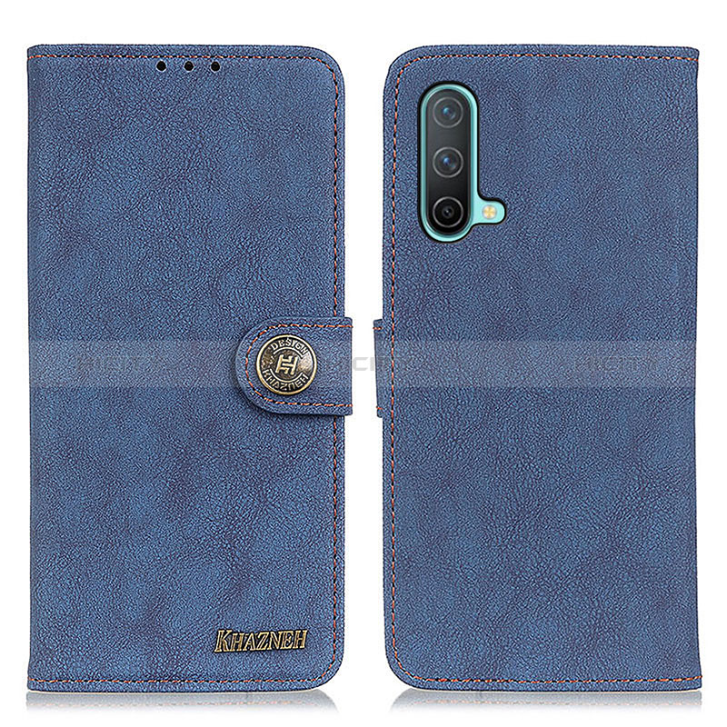 Funda de Cuero Cartera con Soporte Carcasa A01D para OnePlus Nord CE 5G Azul