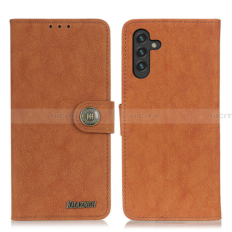 Funda de Cuero Cartera con Soporte Carcasa A01D para Samsung Galaxy A13 5G Marron