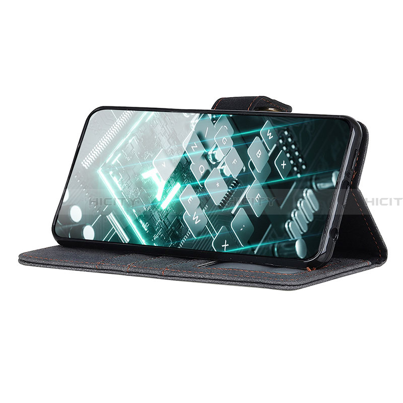 Funda de Cuero Cartera con Soporte Carcasa A01D para Samsung Galaxy A22 4G