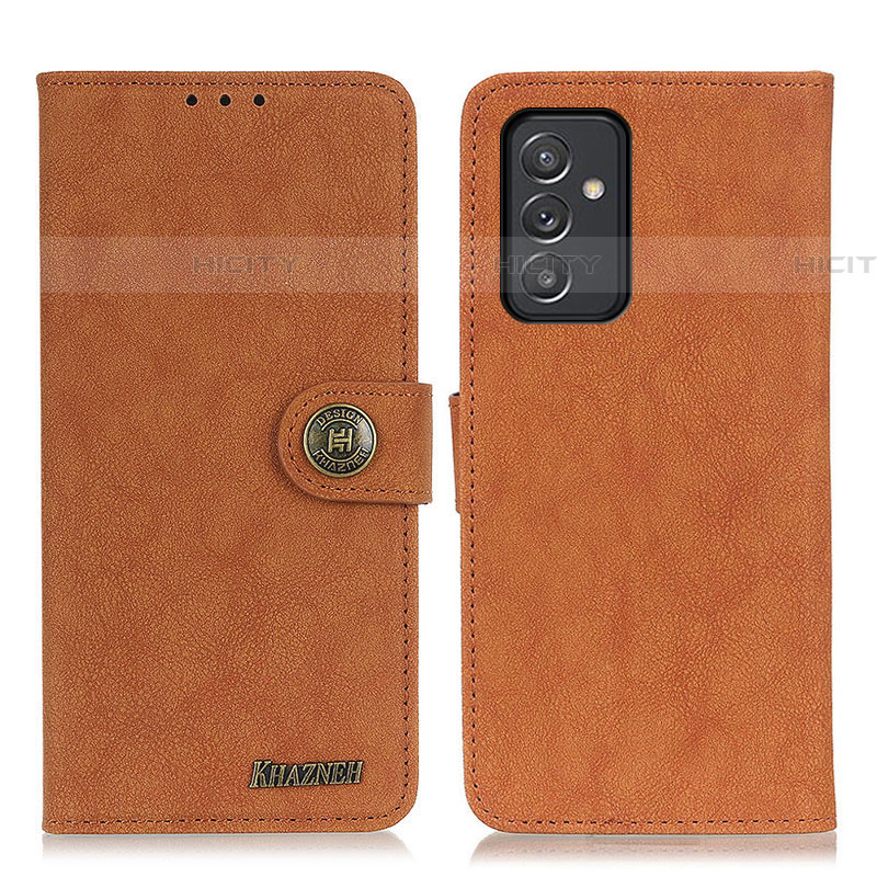 Funda de Cuero Cartera con Soporte Carcasa A01D para Samsung Galaxy A24 4G Marron