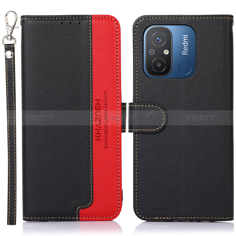 Funda de Cuero Cartera con Soporte Carcasa A01D para Xiaomi Poco C55