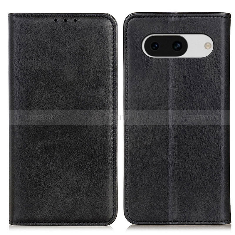 Funda de Cuero Cartera con Soporte Carcasa A02D para Google Pixel 8a 5G Negro