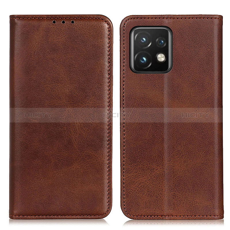 Funda de Cuero Cartera con Soporte Carcasa A02D para Motorola Moto Edge 40 Pro 5G Marron