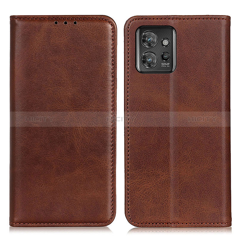 Funda de Cuero Cartera con Soporte Carcasa A02D para Motorola ThinkPhone 5G Marron