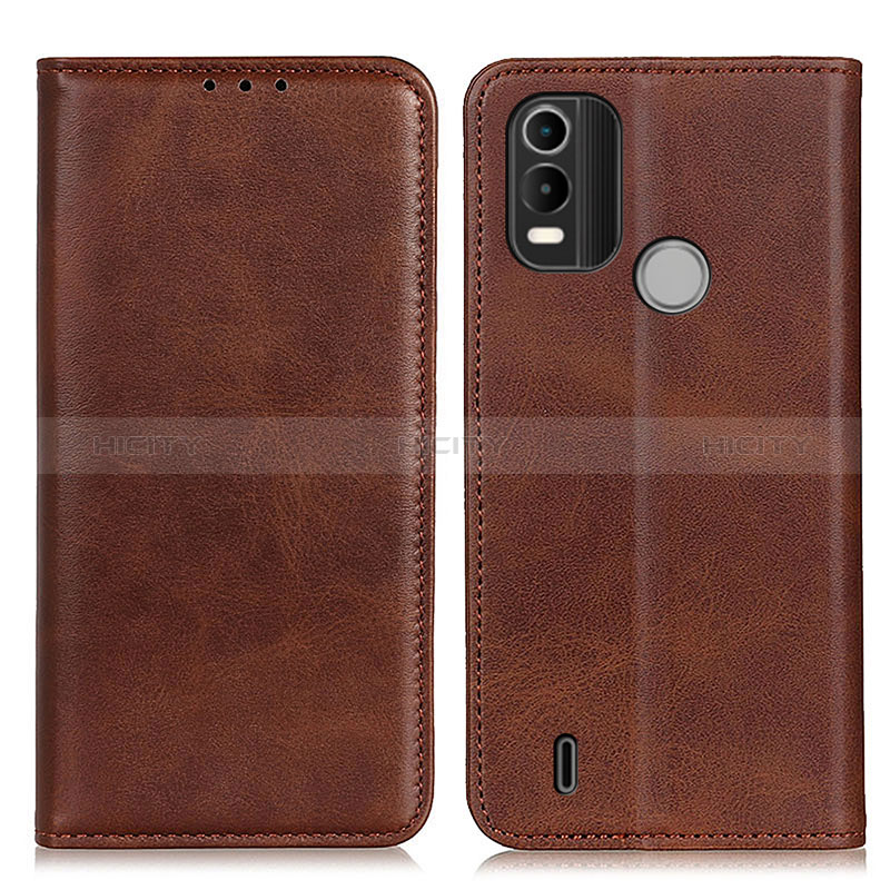 Funda de Cuero Cartera con Soporte Carcasa A02D para Nokia G11 Plus Marron