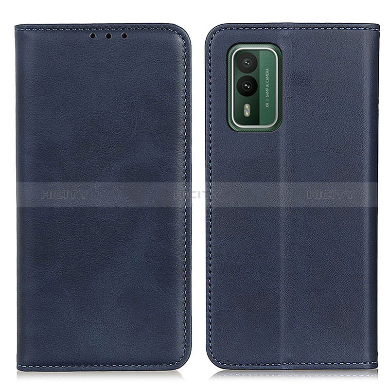 Funda de Cuero Cartera con Soporte Carcasa A02D para Nokia XR21 Azul