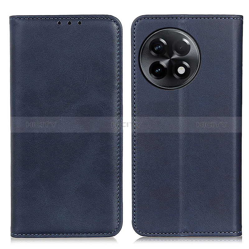 Funda de Cuero Cartera con Soporte Carcasa A02D para OnePlus 11R 5G Azul