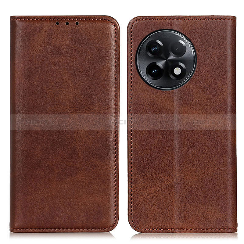 Funda de Cuero Cartera con Soporte Carcasa A02D para OnePlus Ace 2 Pro 5G Marron