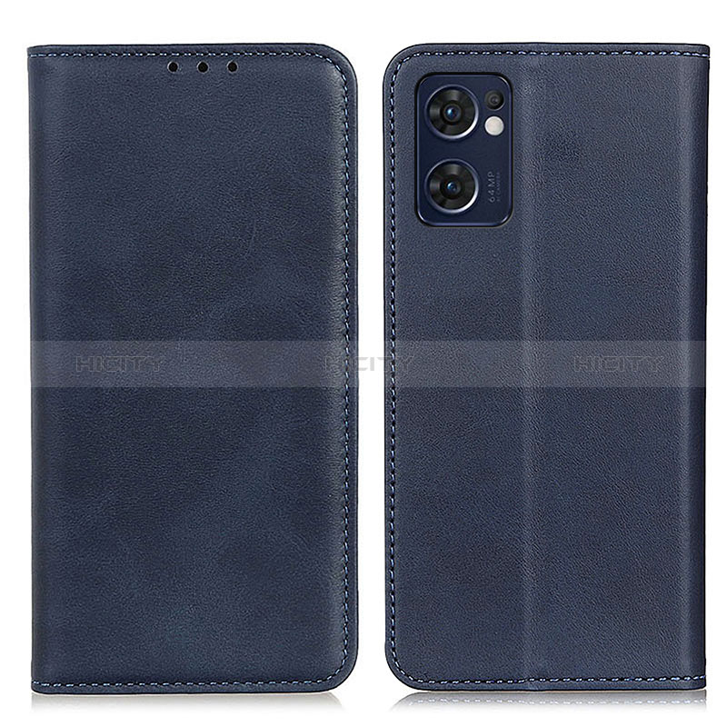 Funda de Cuero Cartera con Soporte Carcasa A02D para OnePlus Nord CE 2 5G Azul