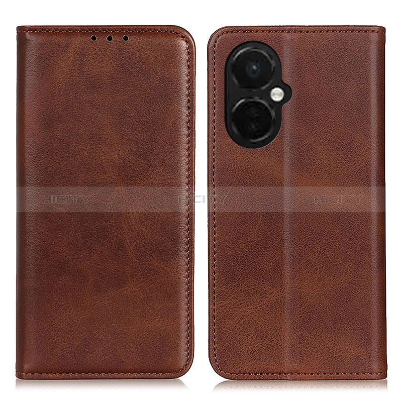 Funda de Cuero Cartera con Soporte Carcasa A02D para OnePlus Nord CE 3 Lite 5G Marron