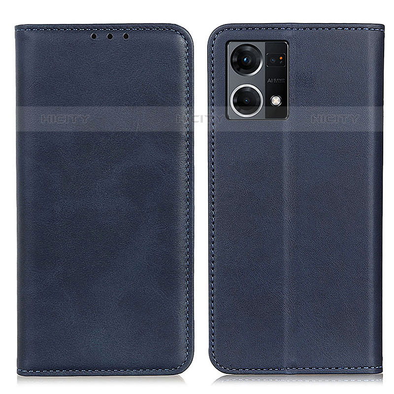 Funda de Cuero Cartera con Soporte Carcasa A02D para Oppo F21 Pro 4G