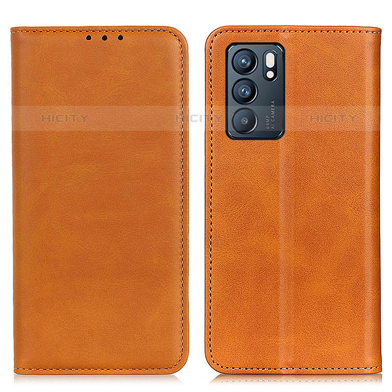 Funda de Cuero Cartera con Soporte Carcasa A02D para Oppo Reno6 5G