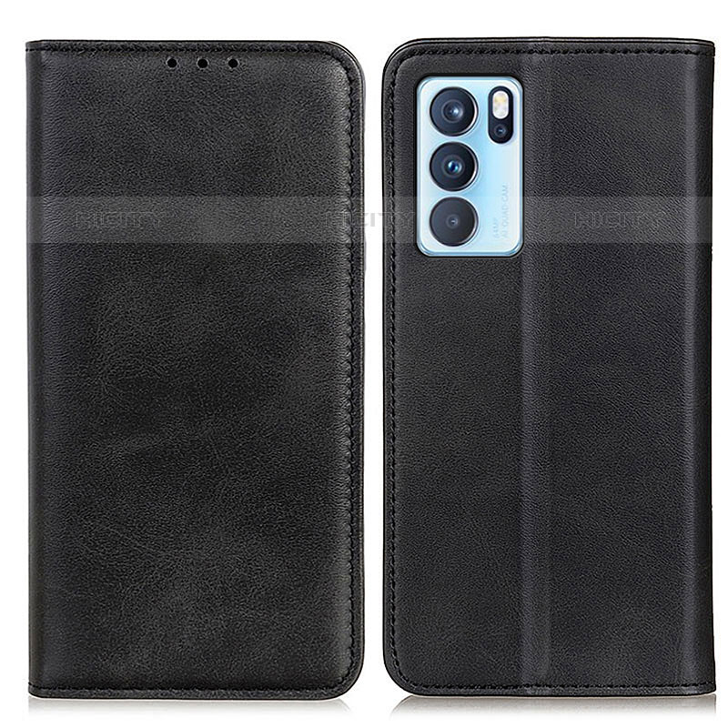 Funda de Cuero Cartera con Soporte Carcasa A02D para Oppo Reno6 Pro 5G India