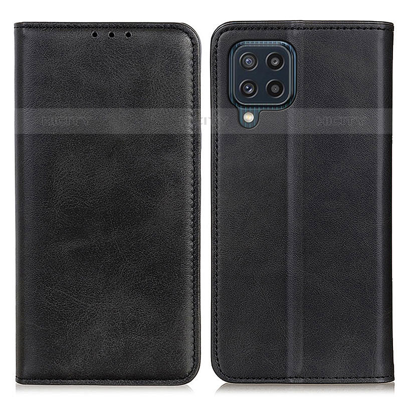 Funda de Cuero Cartera con Soporte Carcasa A02D para Samsung Galaxy M32 4G Negro