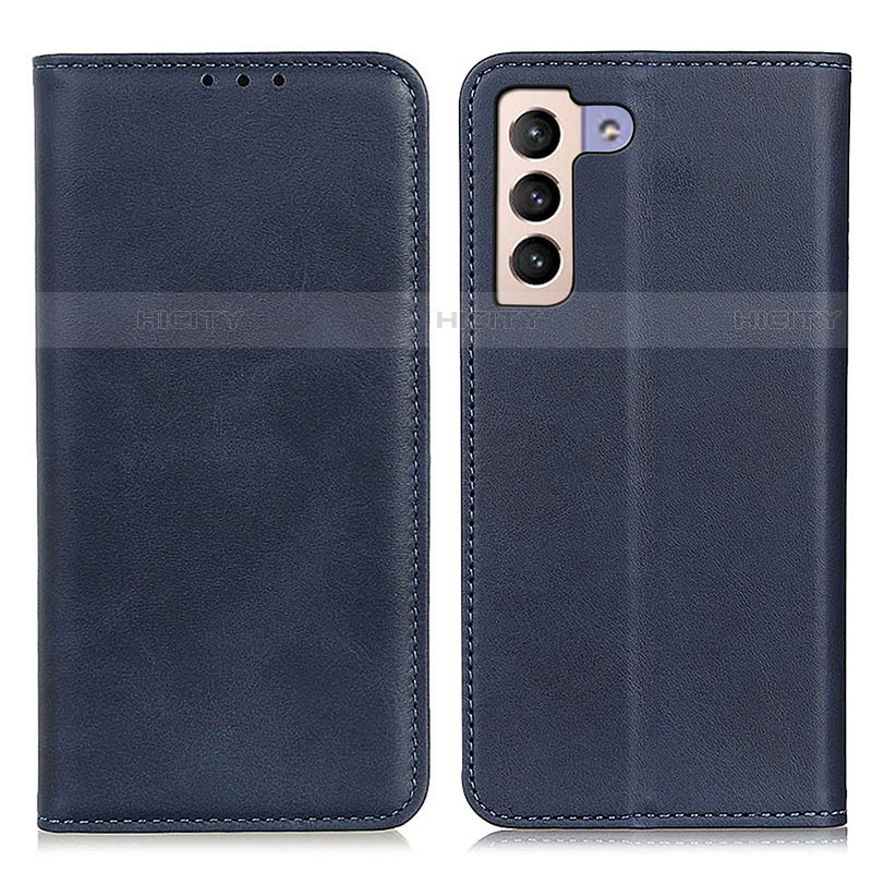 Funda de Cuero Cartera con Soporte Carcasa A02D para Samsung Galaxy S21 5G Azul