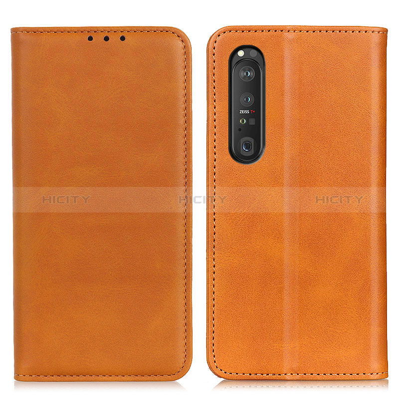 Funda de Cuero Cartera con Soporte Carcasa A02D para Sony Xperia 1 III