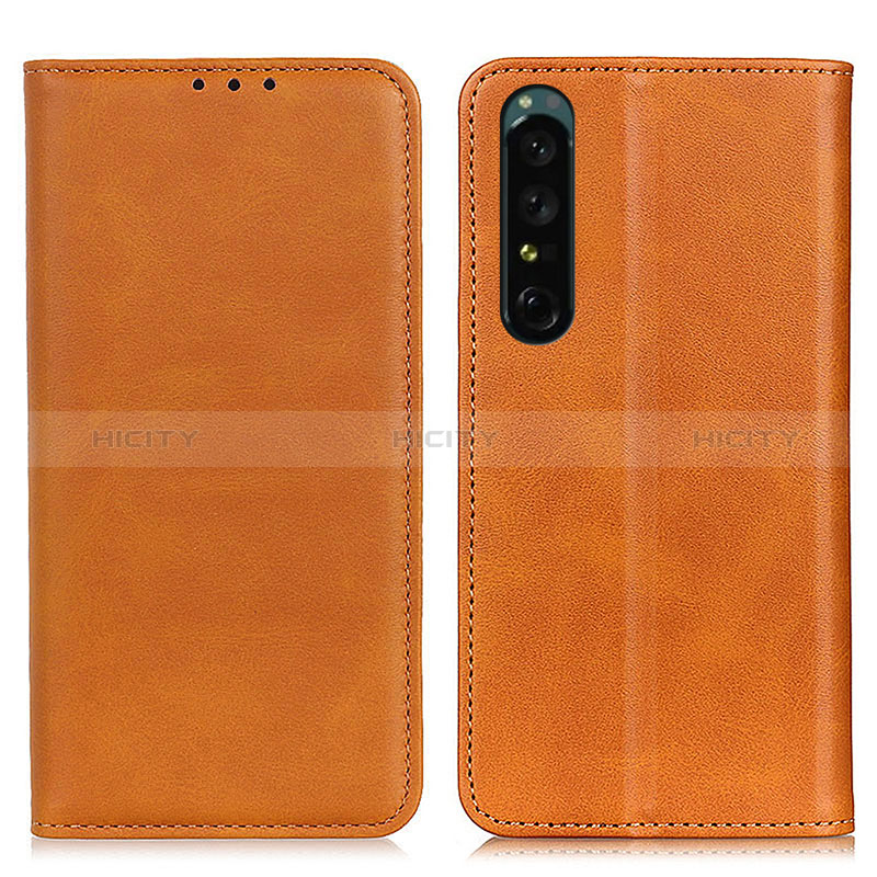 Funda de Cuero Cartera con Soporte Carcasa A02D para Sony Xperia 1 V