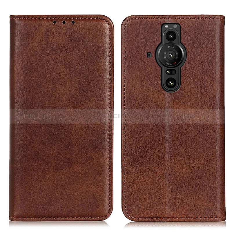 Funda de Cuero Cartera con Soporte Carcasa A02D para Sony Xperia PRO-I