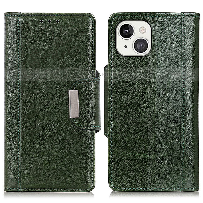 Funda de Cuero Cartera con Soporte Carcasa A03 para Apple iPhone 13