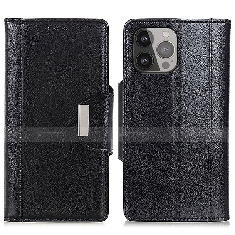 Funda de Cuero Cartera con Soporte Carcasa A03 para Apple iPhone 13 Pro