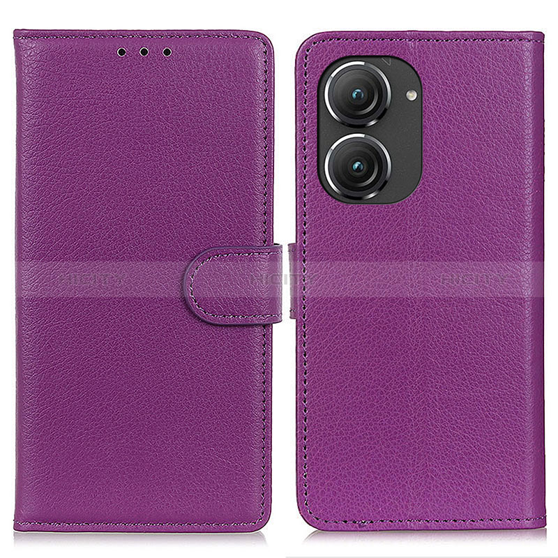 Funda de Cuero Cartera con Soporte Carcasa A03D para Asus Zenfone 9