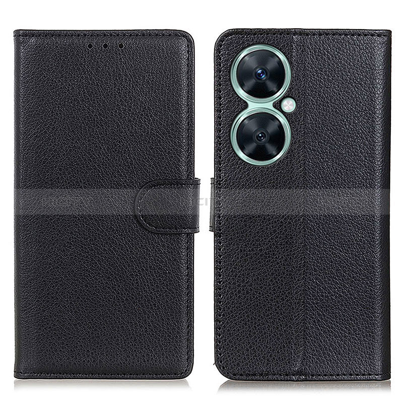 Funda de Cuero Cartera con Soporte Carcasa A03D para Huawei Nova 11i Negro