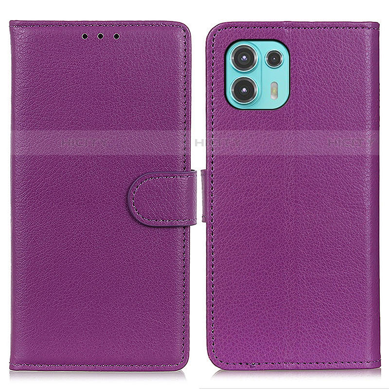 Funda de Cuero Cartera con Soporte Carcasa A03D para Motorola Moto Edge 20 Lite 5G