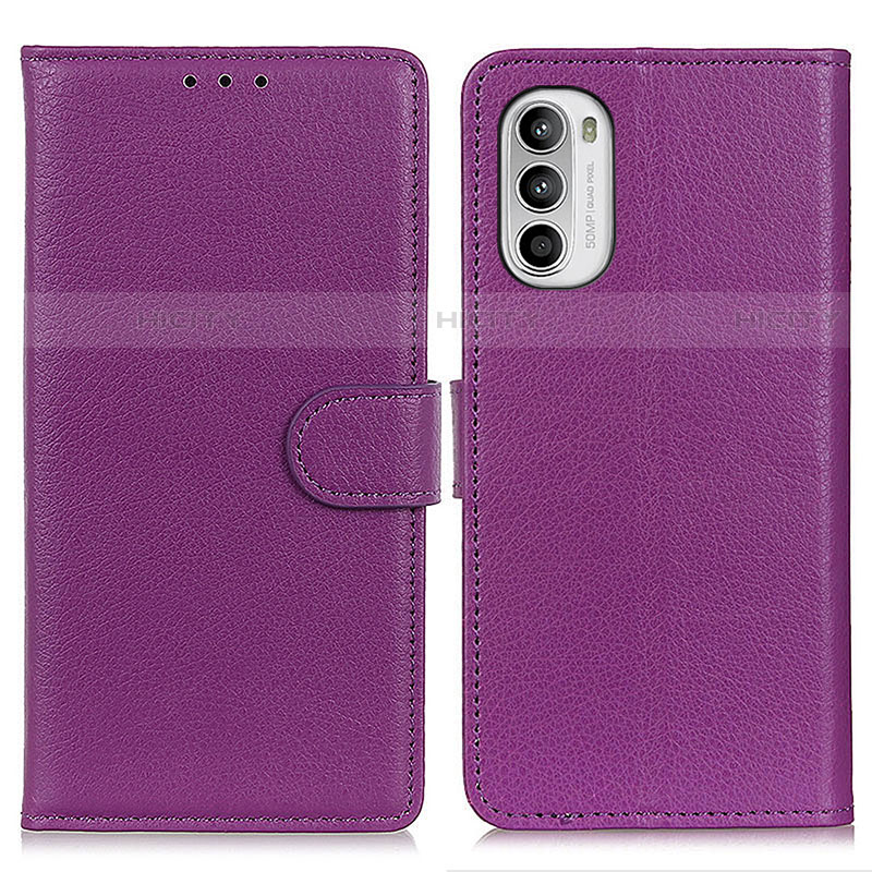 Funda de Cuero Cartera con Soporte Carcasa A03D para Motorola Moto Edge (2022) 5G