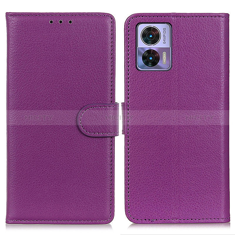 Funda de Cuero Cartera con Soporte Carcasa A03D para Motorola Moto Edge 30 Neo 5G