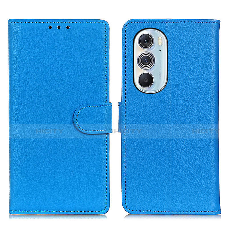 Funda de Cuero Cartera con Soporte Carcasa A03D para Motorola Moto Edge 30 Pro 5G