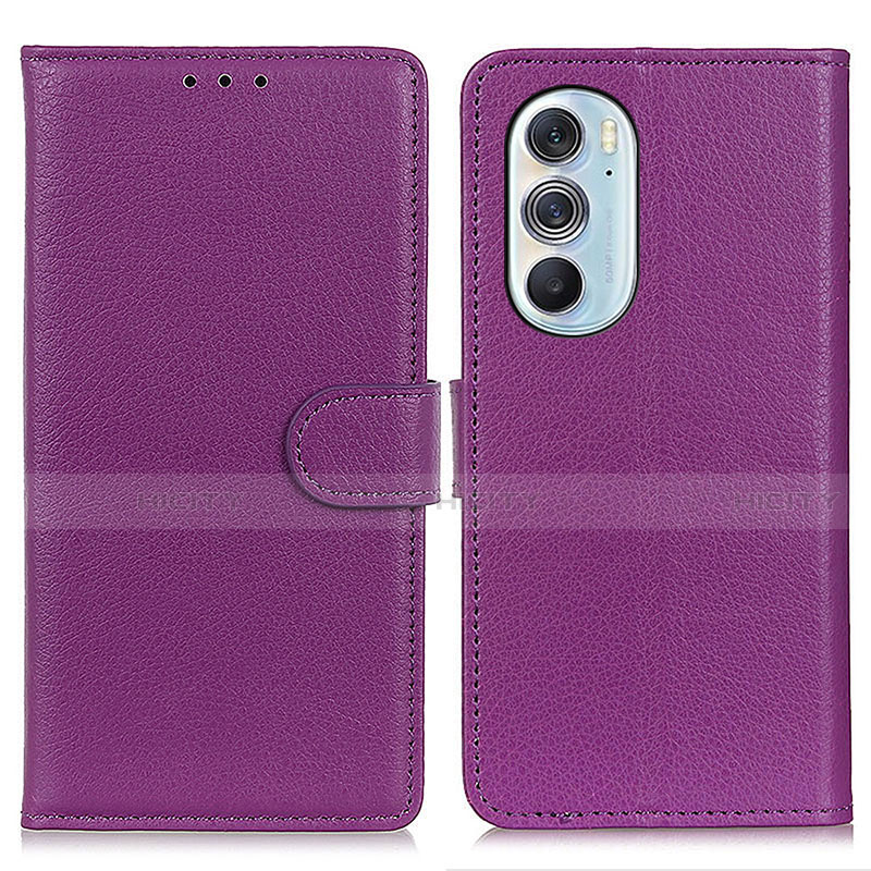 Funda de Cuero Cartera con Soporte Carcasa A03D para Motorola Moto Edge 30 Pro 5G