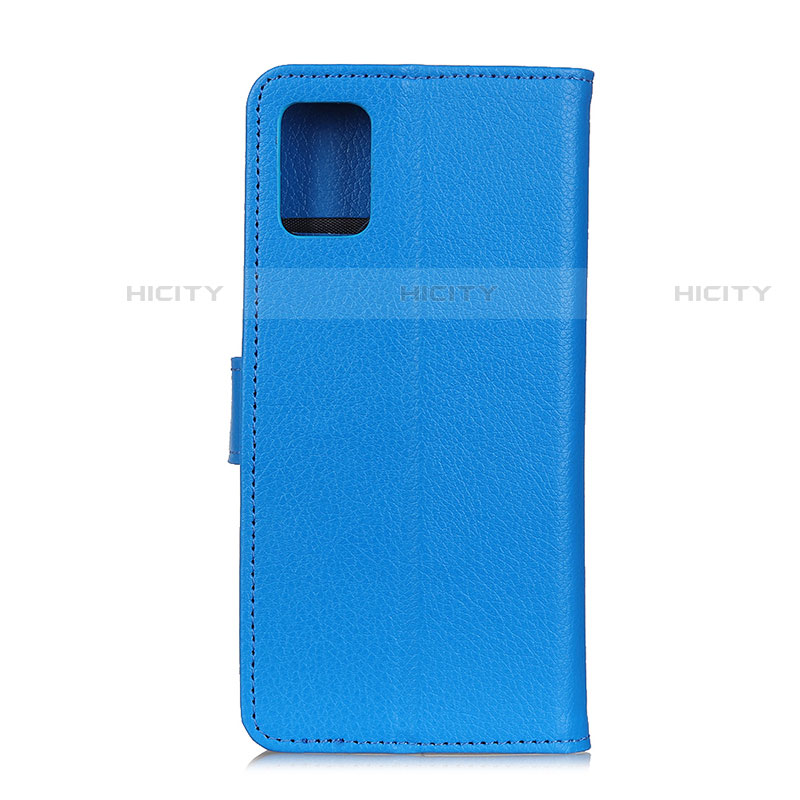 Funda de Cuero Cartera con Soporte Carcasa A03D para Motorola Moto Edge S 5G Azul Cielo