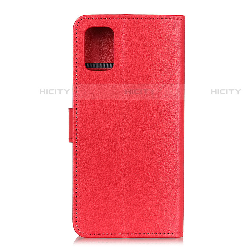 Funda de Cuero Cartera con Soporte Carcasa A03D para Motorola Moto Edge S 5G Rojo