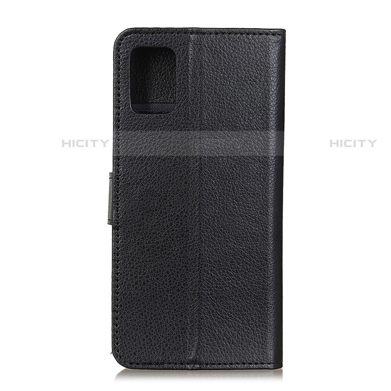 Funda de Cuero Cartera con Soporte Carcasa A03D para Motorola Moto G100 5G Negro