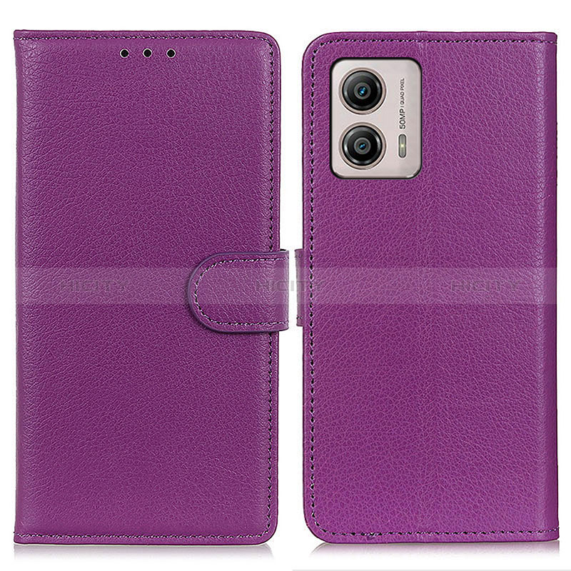 Funda de Cuero Cartera con Soporte Carcasa A03D para Motorola Moto G53 5G