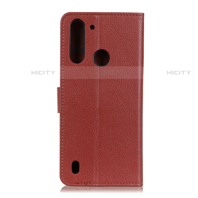 Funda de Cuero Cartera con Soporte Carcasa A03D para Motorola Moto One Fusion