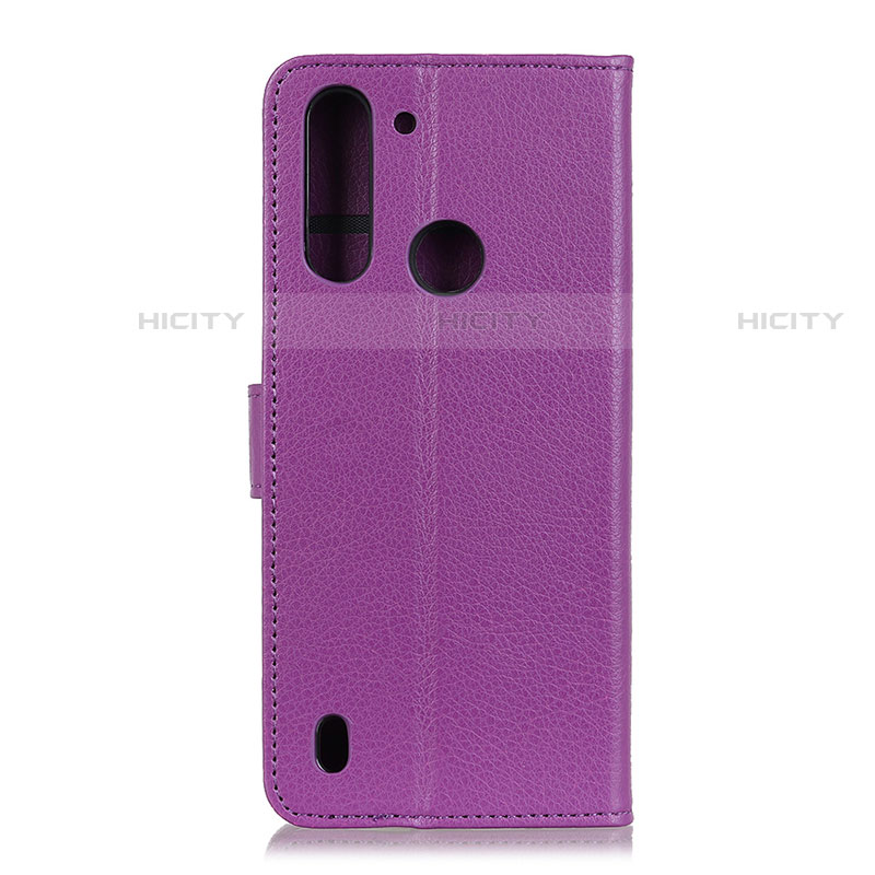 Funda de Cuero Cartera con Soporte Carcasa A03D para Motorola Moto One Fusion