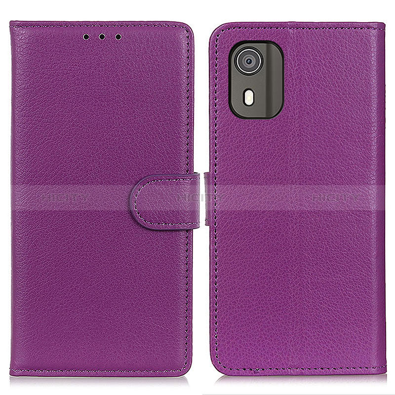 Funda de Cuero Cartera con Soporte Carcasa A03D para Nokia C02