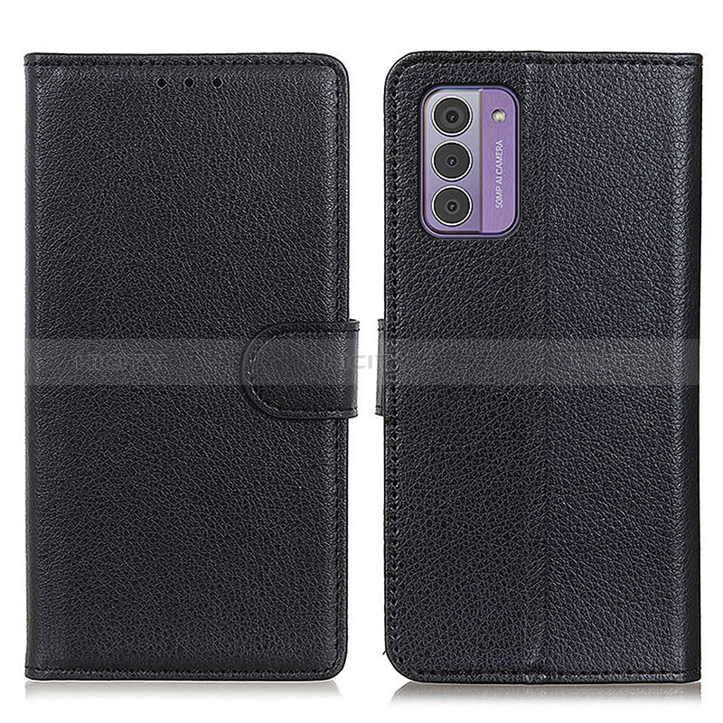 Funda de Cuero Cartera con Soporte Carcasa A03D para Nokia G42 5G Negro