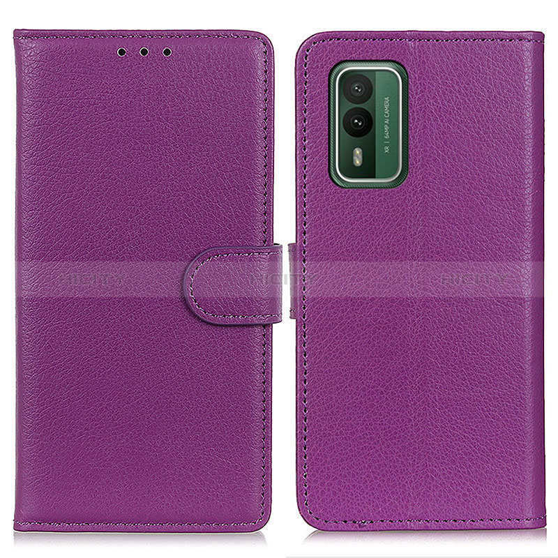 Funda de Cuero Cartera con Soporte Carcasa A03D para Nokia XR21