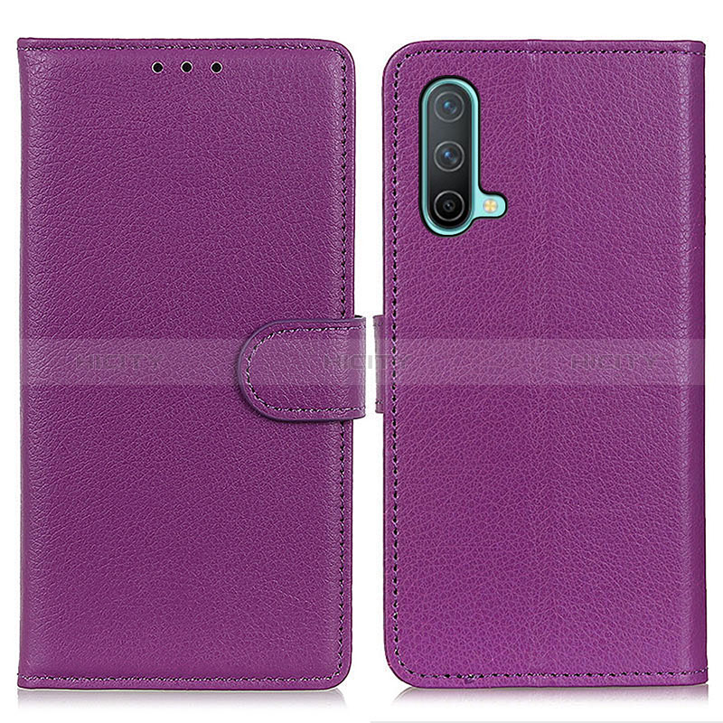 Funda de Cuero Cartera con Soporte Carcasa A03D para OnePlus Nord CE 5G