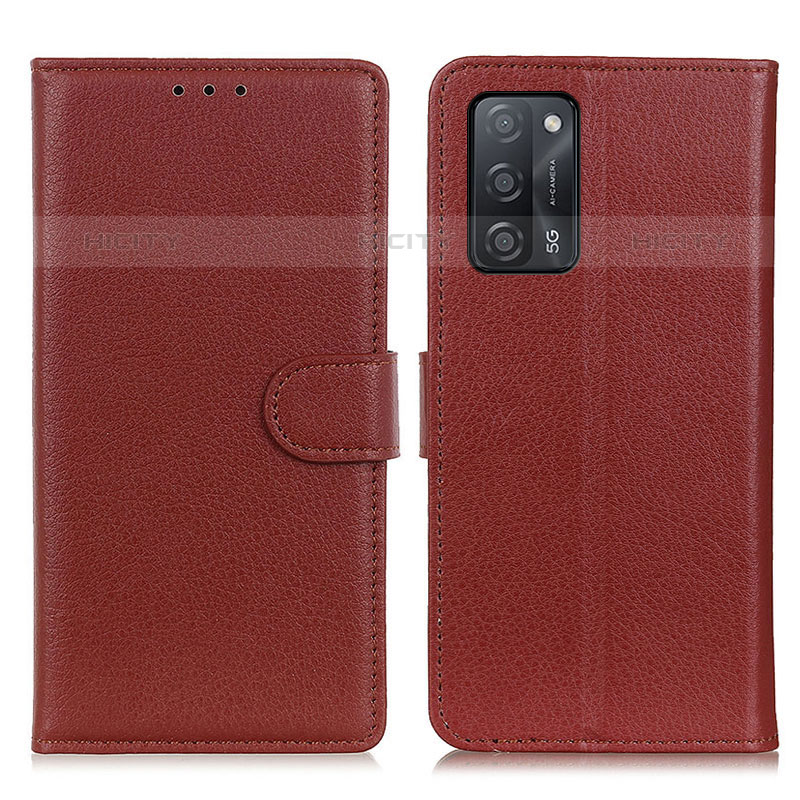 Funda de Cuero Cartera con Soporte Carcasa A03D para Oppo A53s 5G