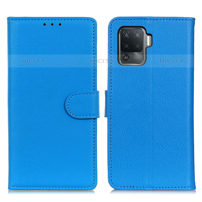 Funda de Cuero Cartera con Soporte Carcasa A03D para Oppo F19 Pro