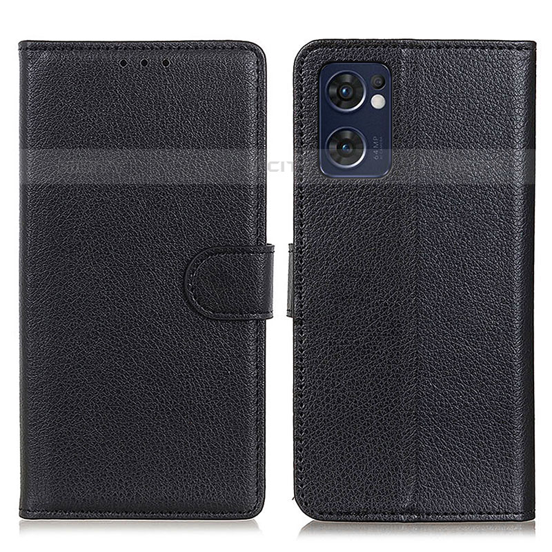 Funda de Cuero Cartera con Soporte Carcasa A03D para Oppo Reno7 5G