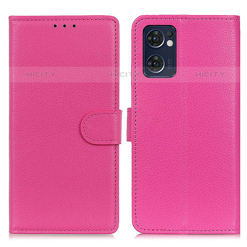 Funda de Cuero Cartera con Soporte Carcasa A03D para Oppo Reno7 5G