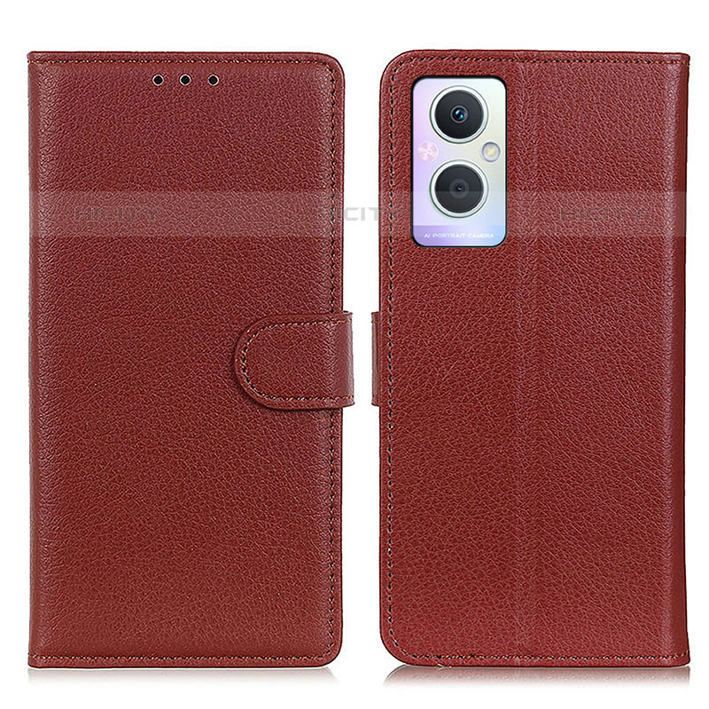 Funda de Cuero Cartera con Soporte Carcasa A03D para Oppo Reno8 Z 5G