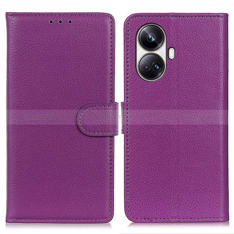 Funda de Cuero Cartera con Soporte Carcasa A03D para Realme 10 Pro+ Plus 5G